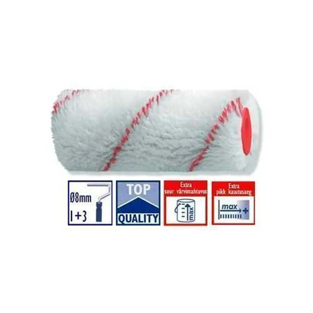 VÄRVIRULL PUN.TR.47MM L18CM K20MM