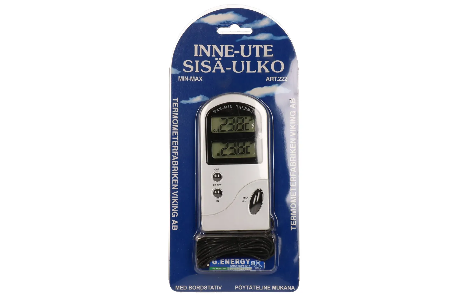 DIGITAALTERMOMEETER SILVER