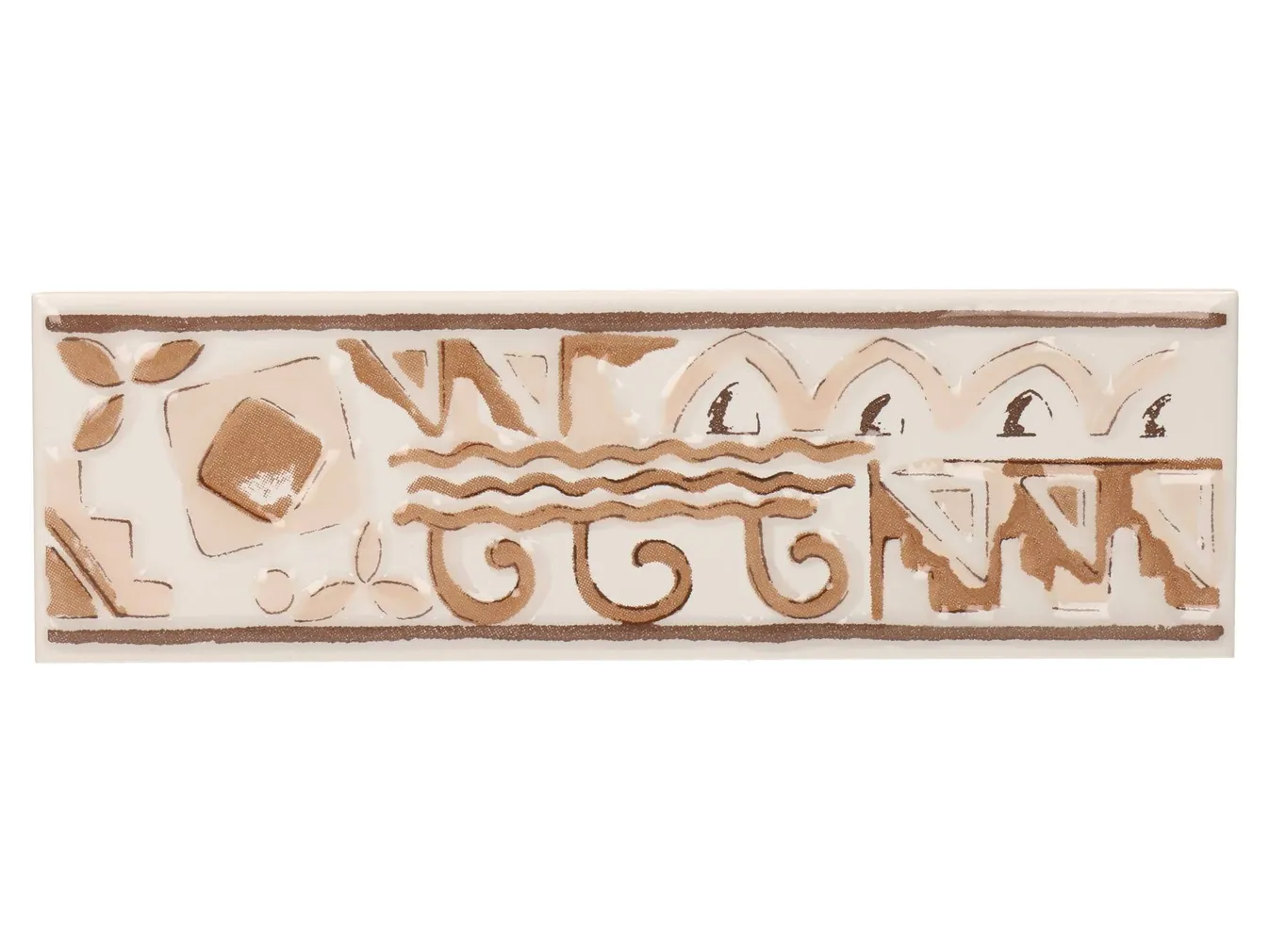 KERAAMILINE DEKOORPLAAT 6X20 LUCIE BEIGE