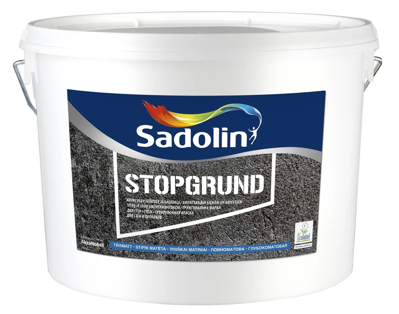 KRUNTVÄRV SADOLIN STOPGRUND 10L VALGE TÄISMATT