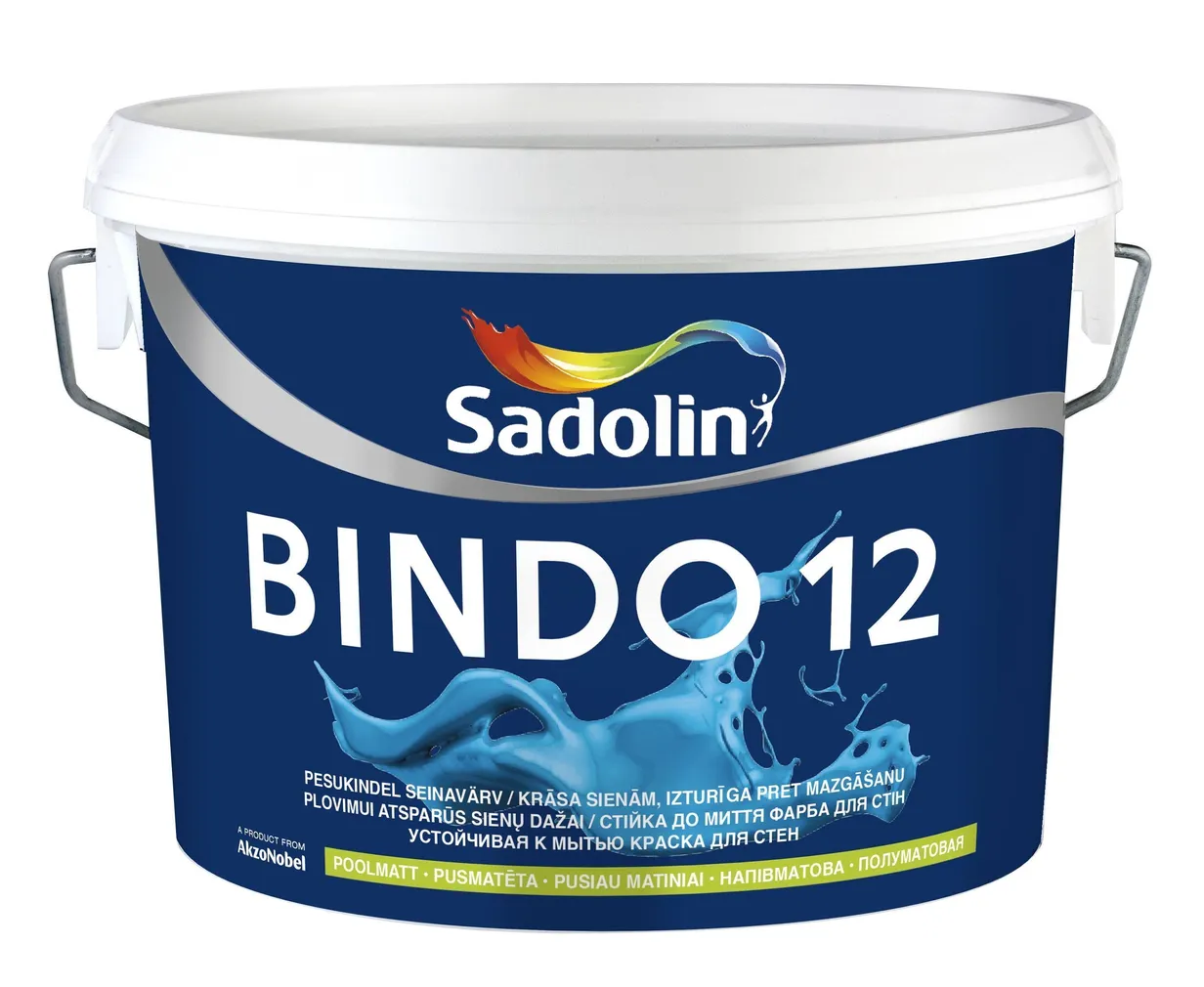 VÄRV BINDO 12 VALGE BW 2,5L SIIDMATT