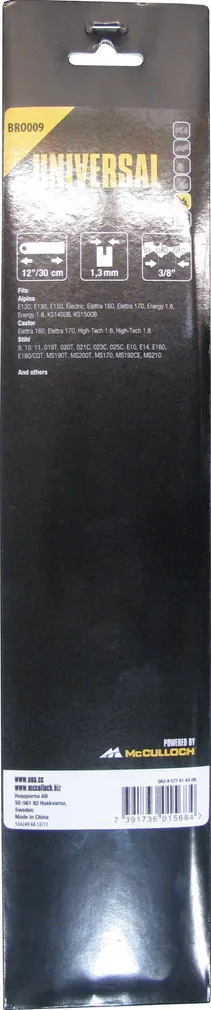 SAELATT 12"44DL 3/8 1,3MM