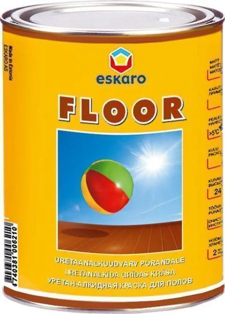 VÄRV FLOOR 0,9L PÕRANDAVÄRV LÄIKIV LAHUSTIPÕHINE