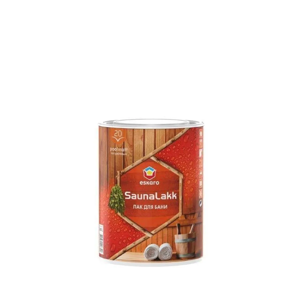 LAKK SAUNA 0,95L POOLMATT PUITPINDADELE VEEPÕHINE