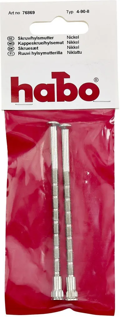 LUKUKRUVI +VASTUS M5X90 NIKKEL 2TK