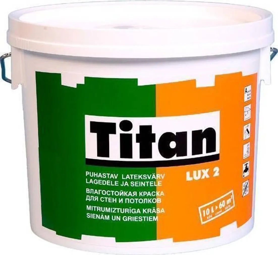 VÄRV TITAN LUX-2 2,5L MATT LATEKS