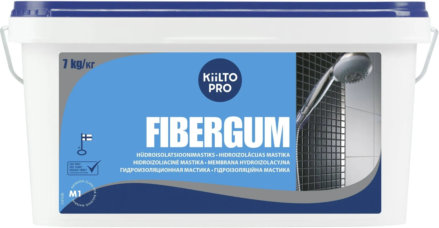 HÜDROISOLATSIOON KIILTO FIBERGUM 5L/7KG