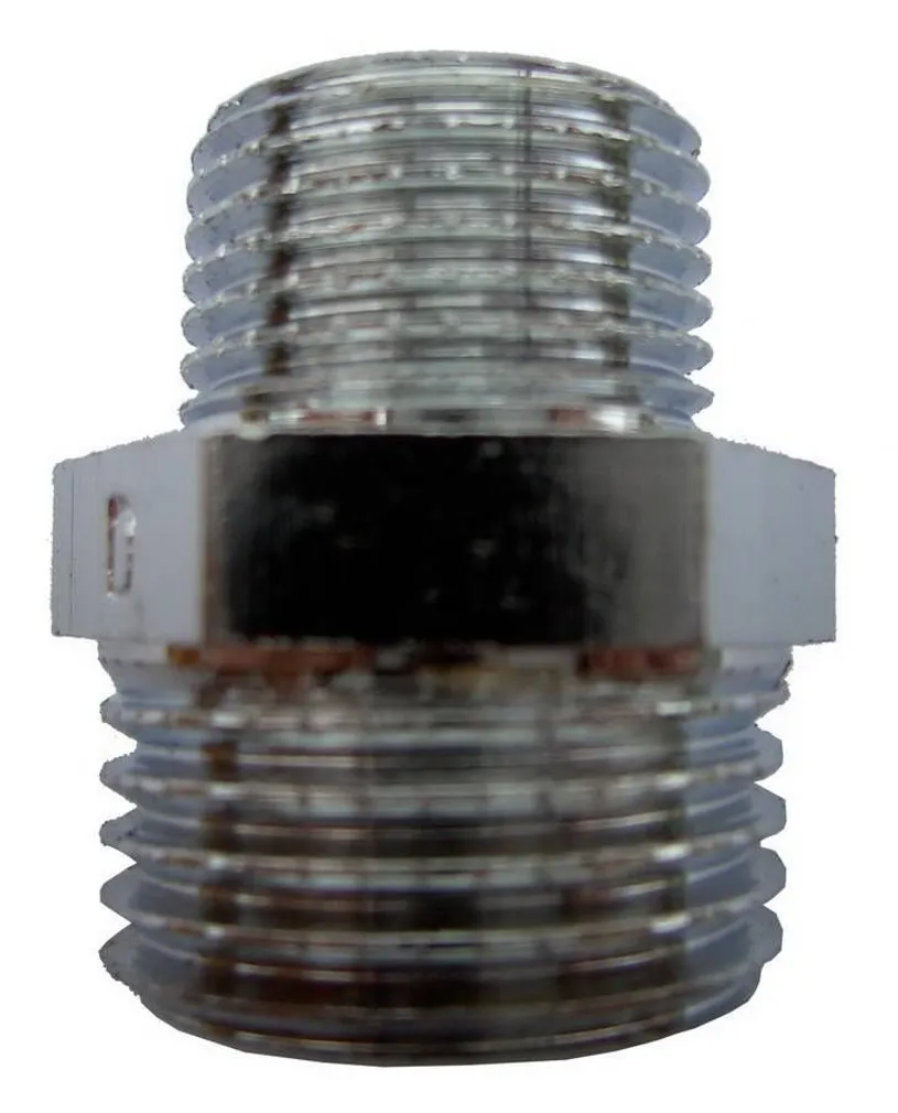 NIPPEL AHENEV KROOM 1/2"X3/8"VK