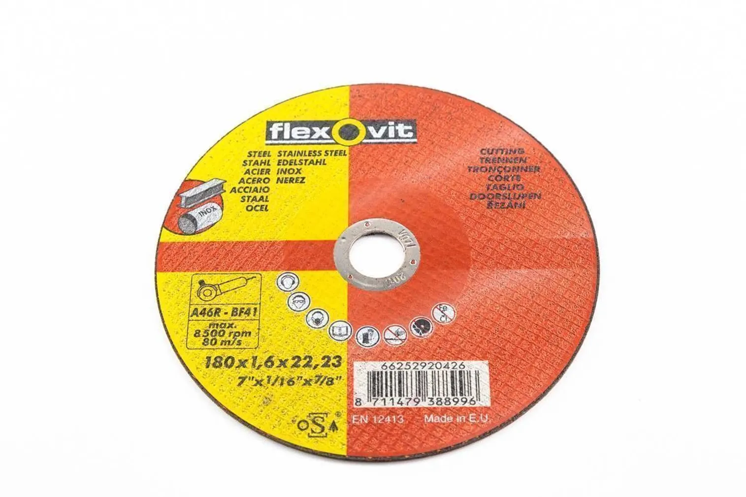 LÕIKEKETAS 180X1,6X22,2 METALLI UNIVERSAALNE