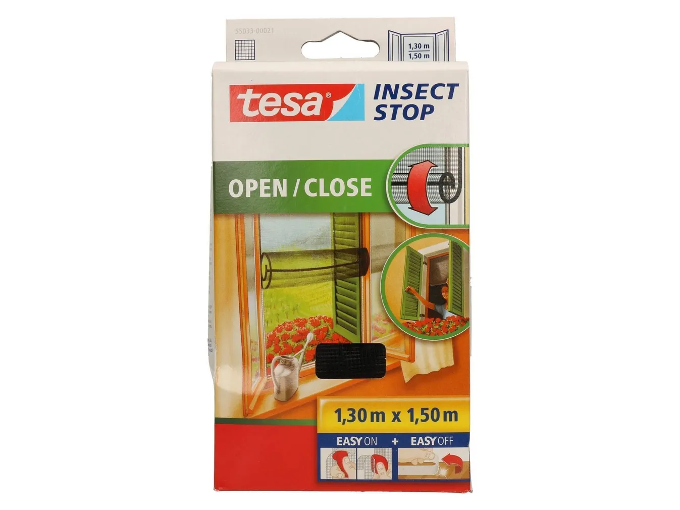 PUTUKAVÕRK AVANEVALE AKNALE RULLITAV MUST 1,3X1,5