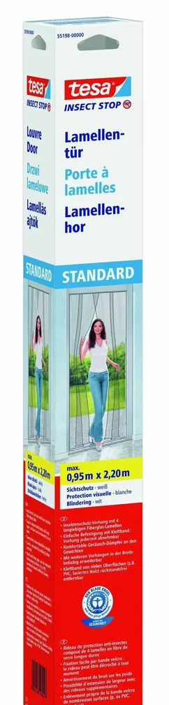PUTUKAVÕRK TESA LAMELLA STANDARD UKSELE VALGE 0,95MX2,20M