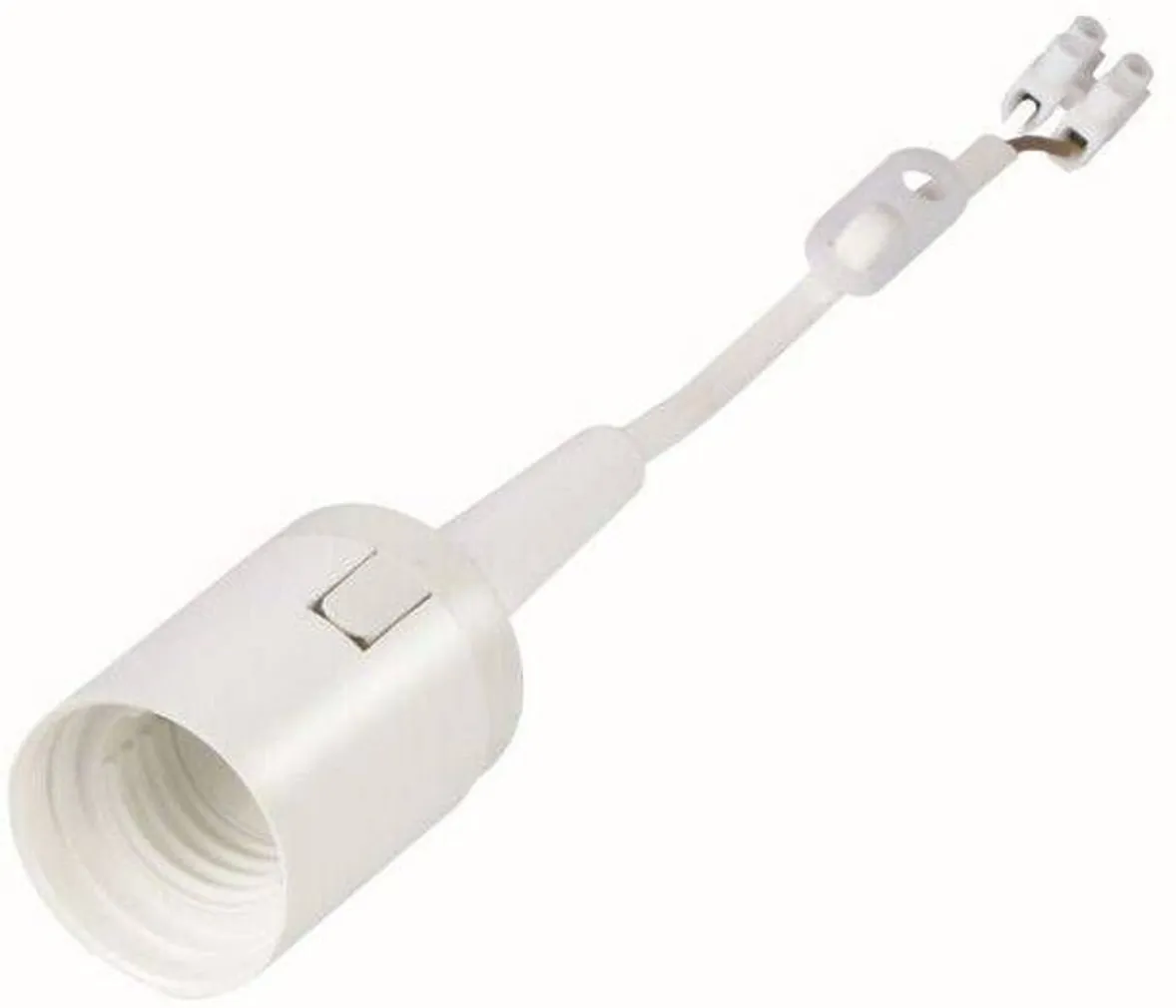 LAMBIPESA E27 JUHE+ÜHENDUSKLEMM VALGE DÜWI