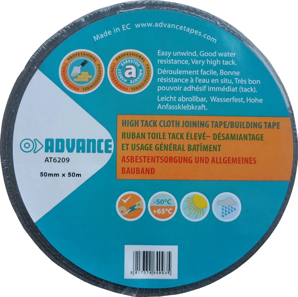 NIISKUSKINDEL TEIP AT-6209 50MM X 50M, MUST