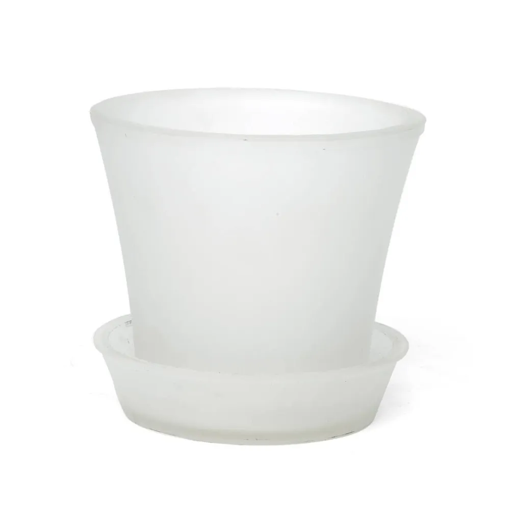 ORHIDEEPOTT MATTKLAAS VALGE Ø15CM H12CM