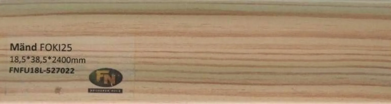 PÕRANDALIIST MDF MÄND 18,5X38,5X2400MM