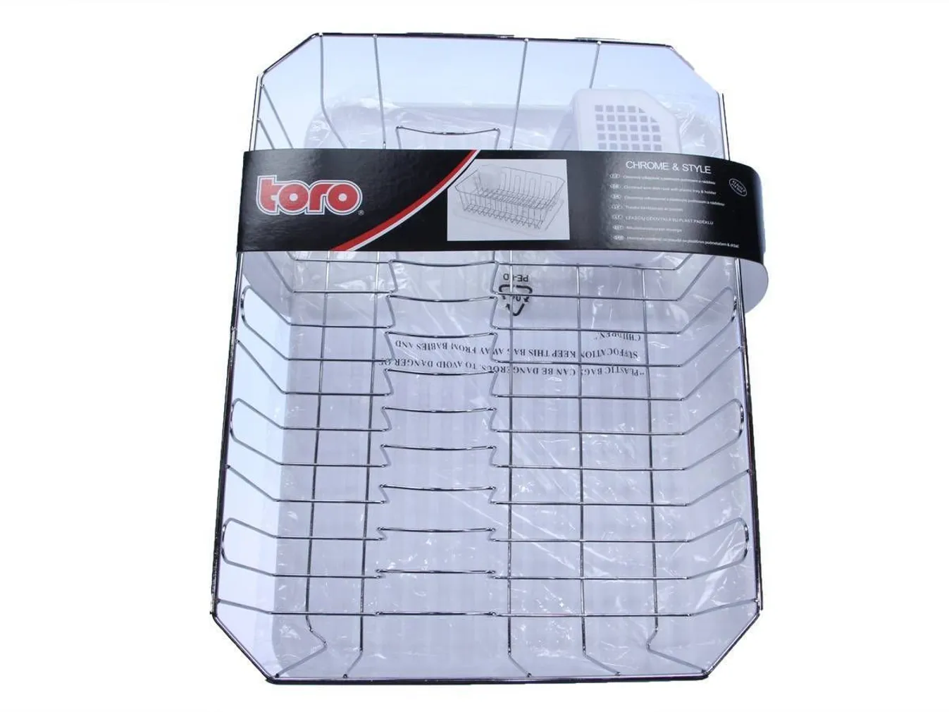 NÕUDEREST ALUSEGA VALGE 43,5X32,8X14,5CM