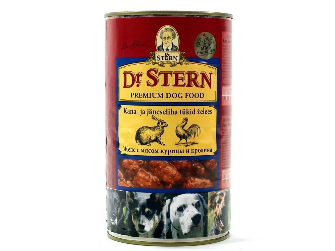 KOERAKONSERV DR.STERN KANA JA JÄNESELIHA 1,25KG