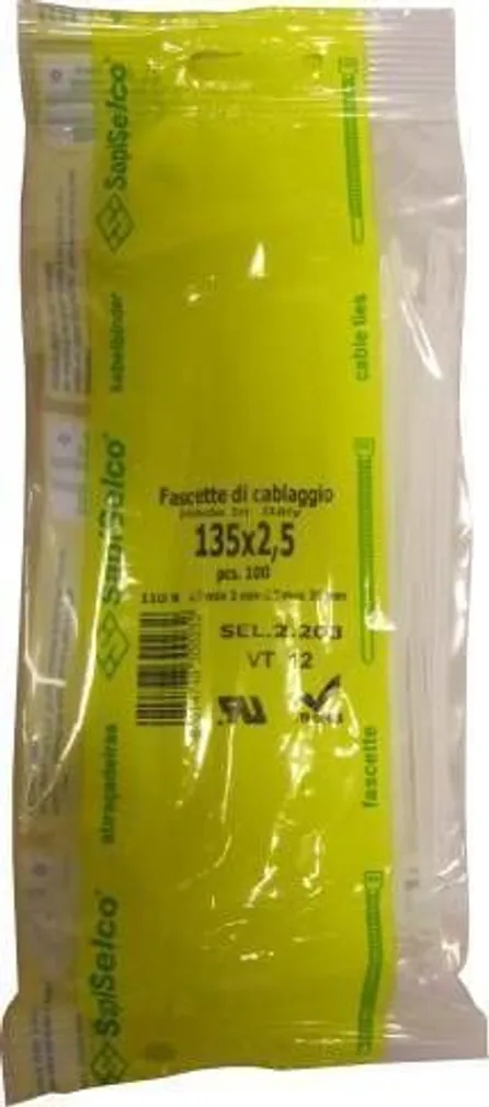 KAABLISIDE SAPISELCO 140X3,5MM 100TK PAKIS VALGE