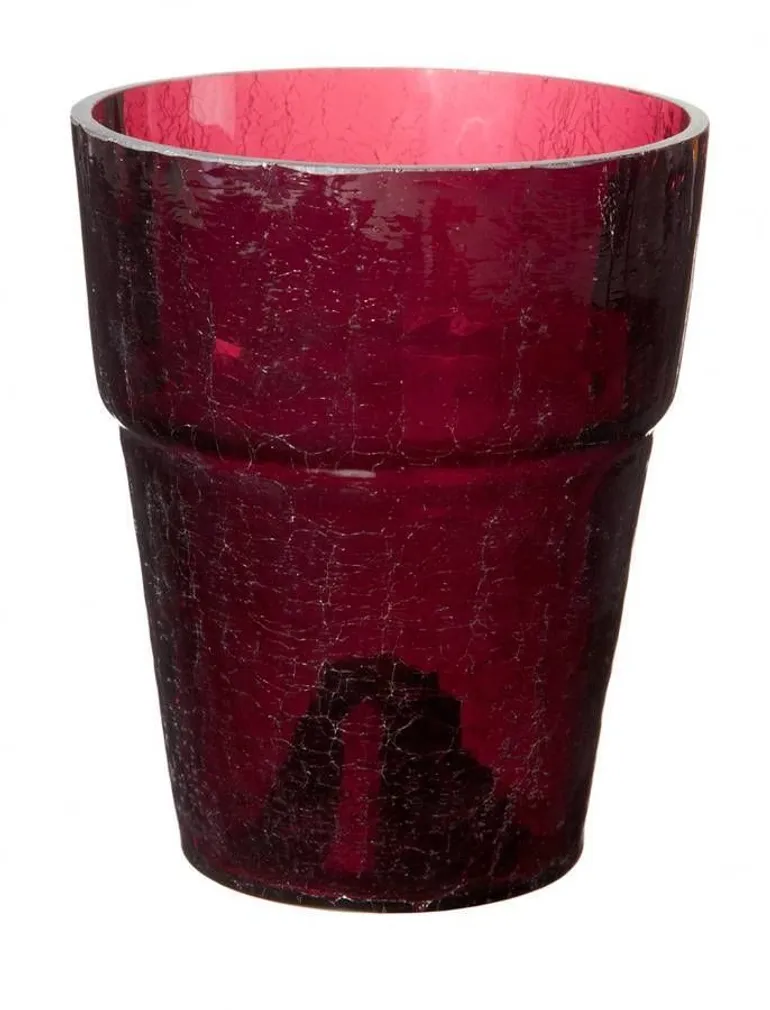 ORHIDEEPOTT KROBELINE LILLA/KOLLANE Ø14CM H16CM