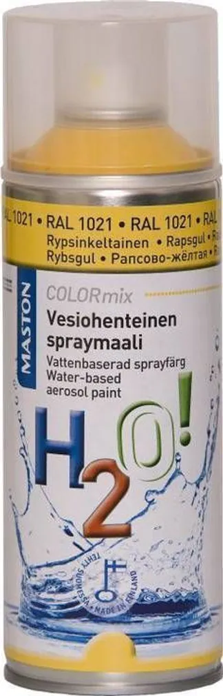 AEROSOOLVÄRV H2O! RAL1021 SAFRANIKOLLANE 400ML
