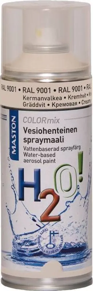 AEROSOOLVÄRV H2O! RAL9001 KREEMIKAS 400ML