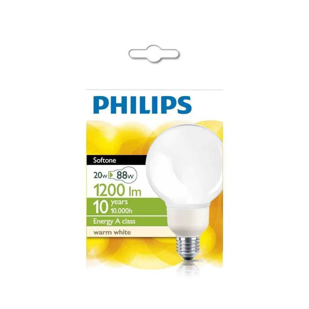 SÄÄSTULAMP SOFTONE GLOBE E27 20W 230V PHILIPS
