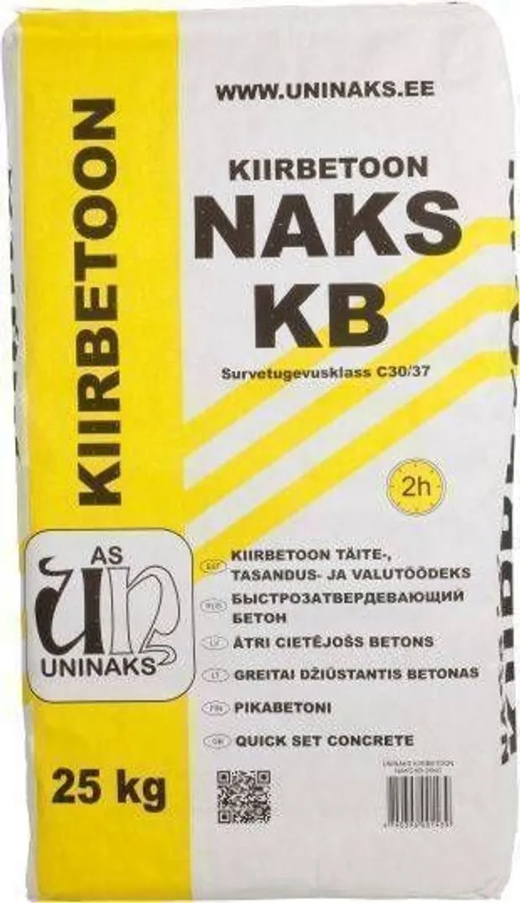KIIRBETOON UNINAKS C30/37 25KG