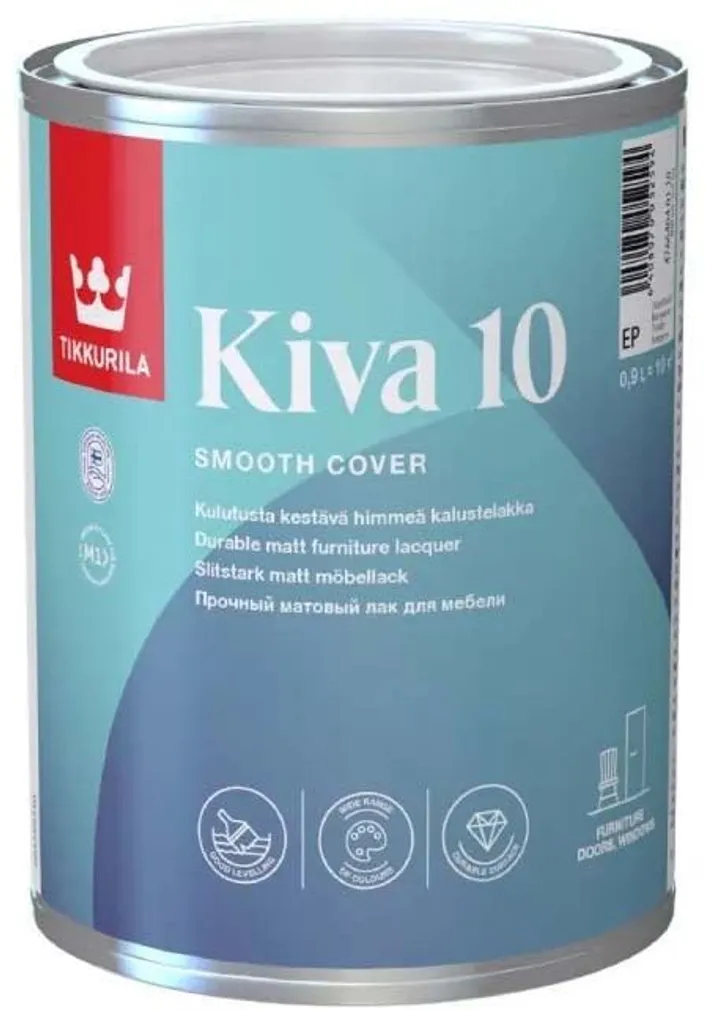 MÖÖBLILAKK TIKKURILA KIVA 10 MATT 0,9L