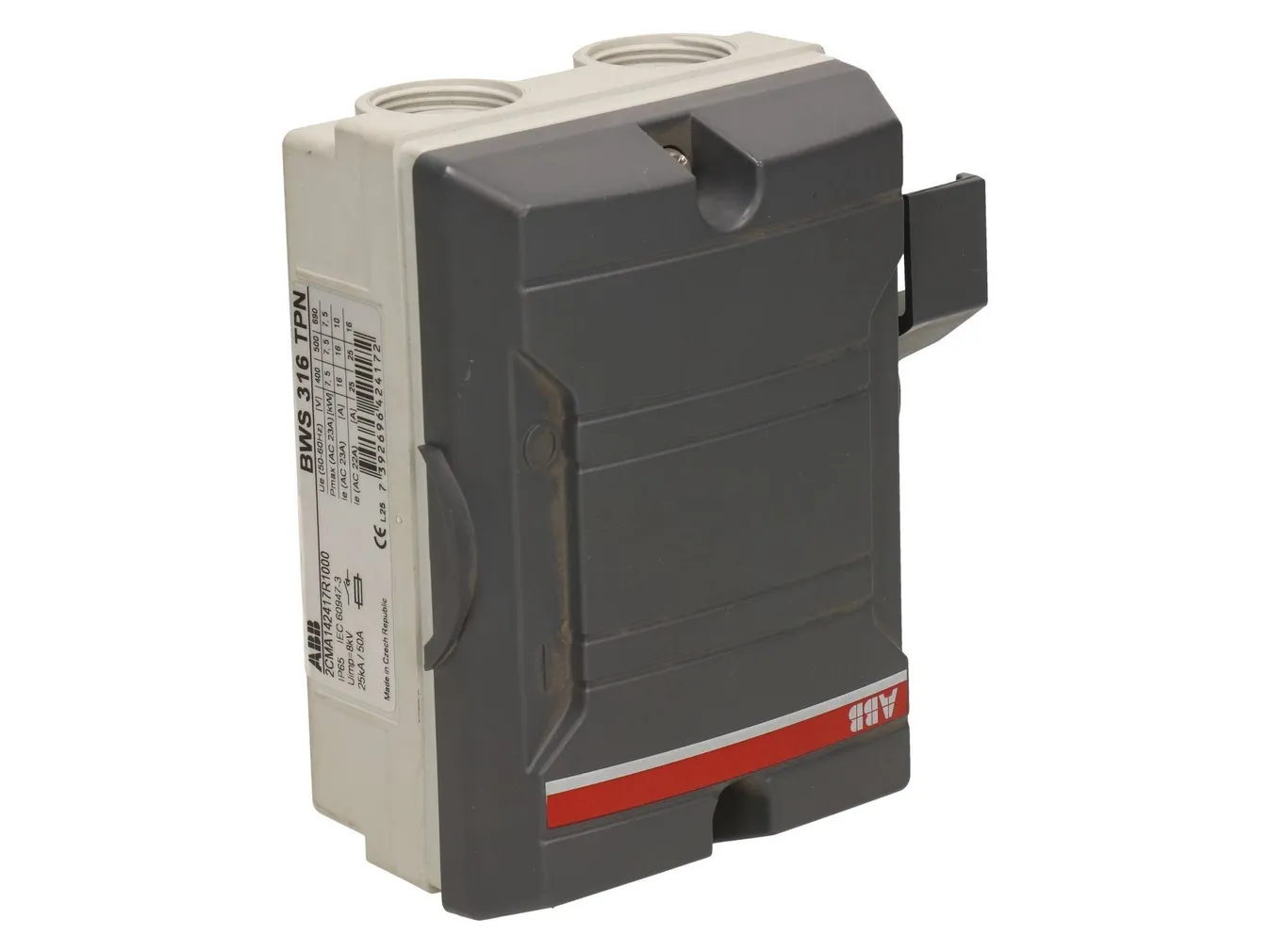 TURVALÜLITI 3P 16A IP65 7,5KW BWS316TPN ABB