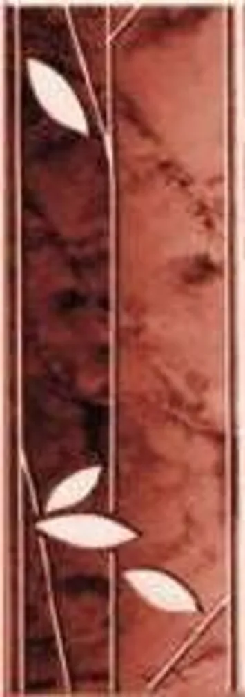 DEKOORPLAAT ROME DEEP BORDEAUX 200X70 MM