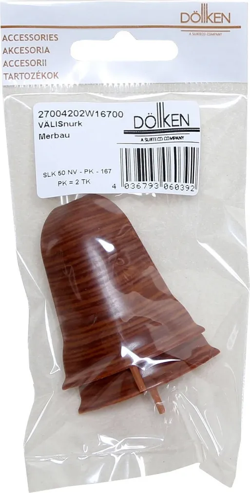 VÄLISNURK DURI MERBAU SLK50-167 2TK/PK