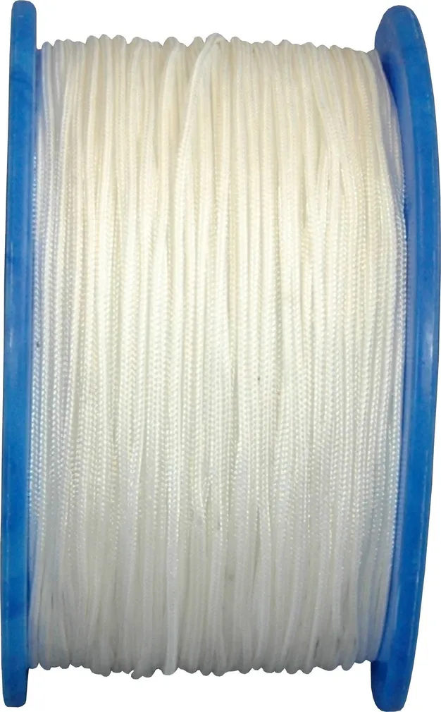 NÖÖR RIBAKARDINALE PUNUTUD POLÜESTER 2,2MM VALGE