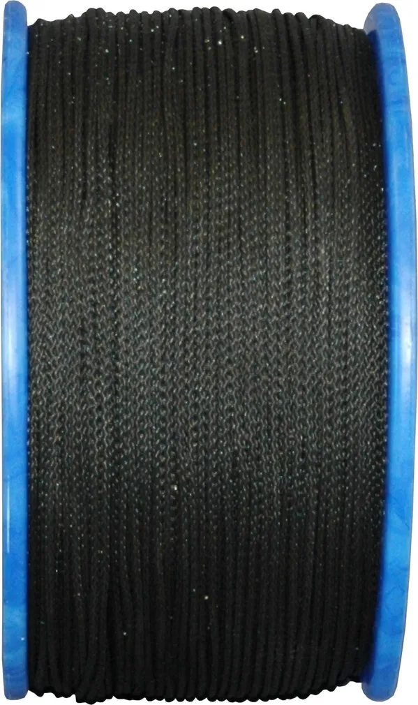 NÖÖR RIBAKARDINALEPUNUTUD POLÜESTER 3MM MUST