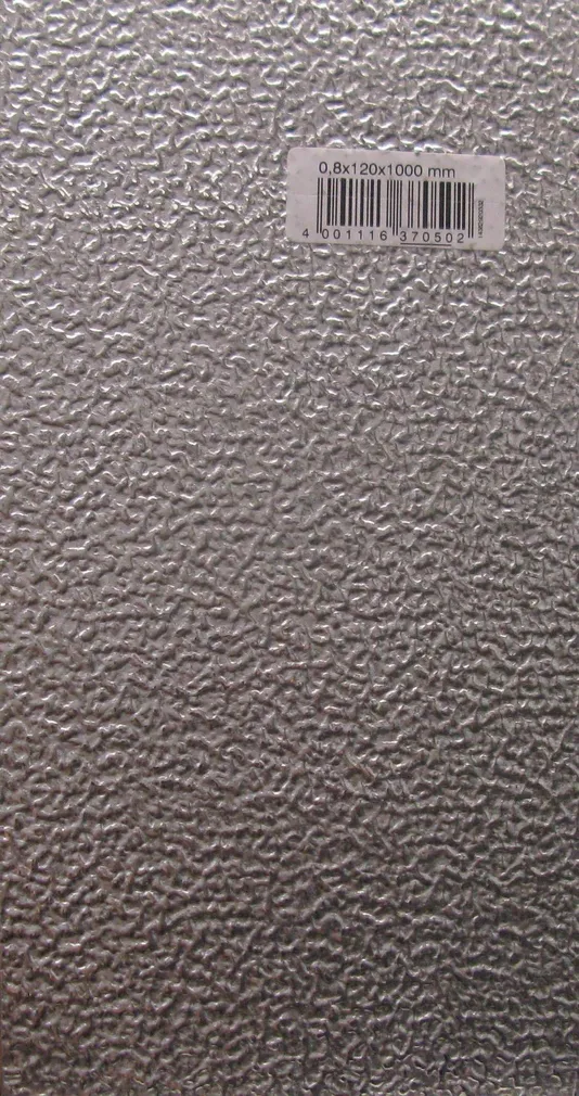 PLAAT KATMATA ALUM. 12X100CM 1S, PAKSUS 0,8MM