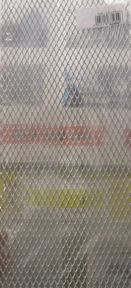 PLAAT PERFOREERITUD SH 12X100CM ALUM SILV1S