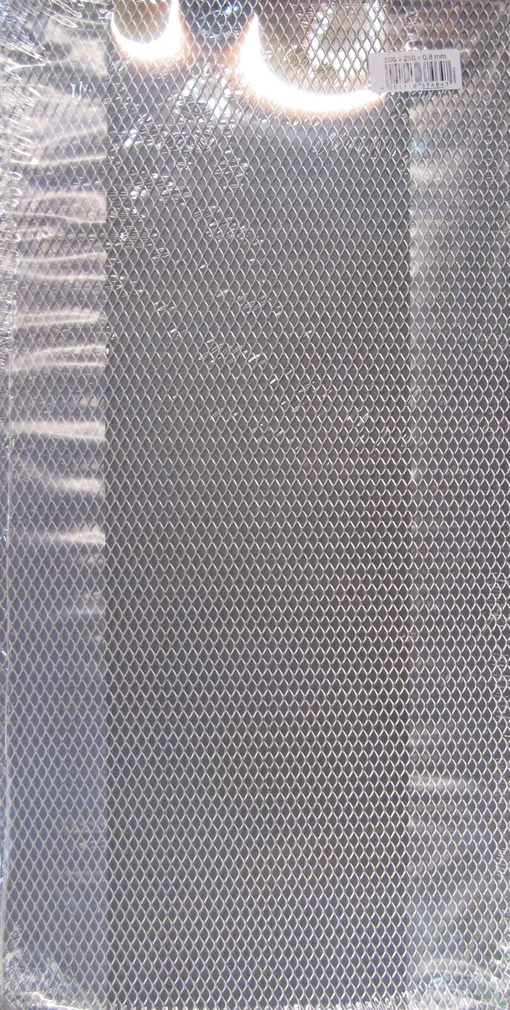 PLAAT PERFOREERITUD SH 25X50CM ALUM SILV1S