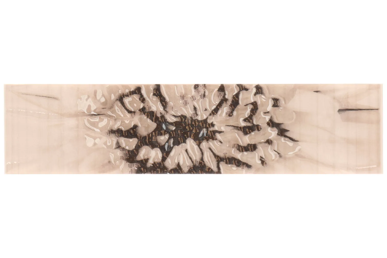 KERAAMILINE DEKOORPLAAT GOLDEN TILE ZEBRANO BEIGE 6X25