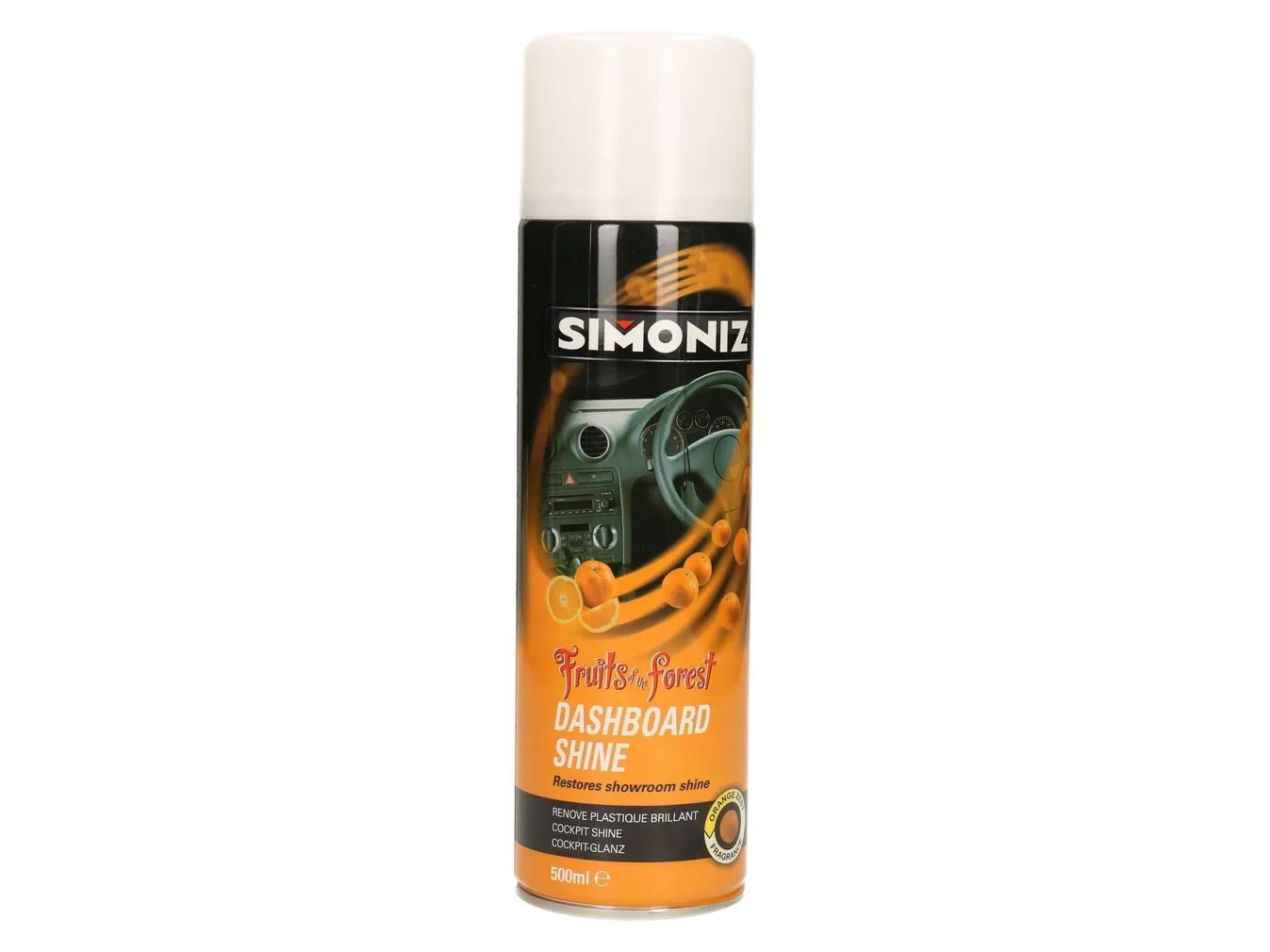 HOOLDUSVAHEND DASHBOARD SHINE ORANGE 500ML