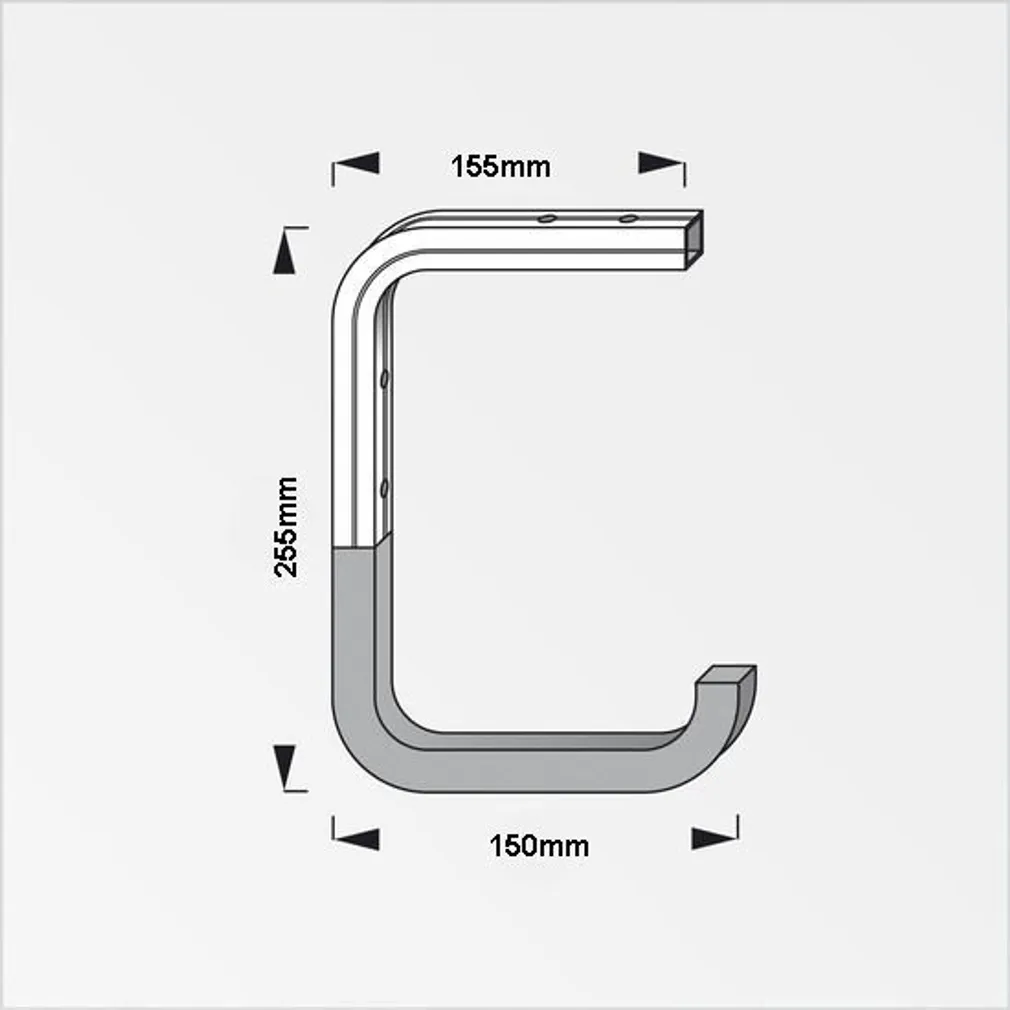 GARAAZINAGI 170 X 2 ALUMINIUM PUNANE