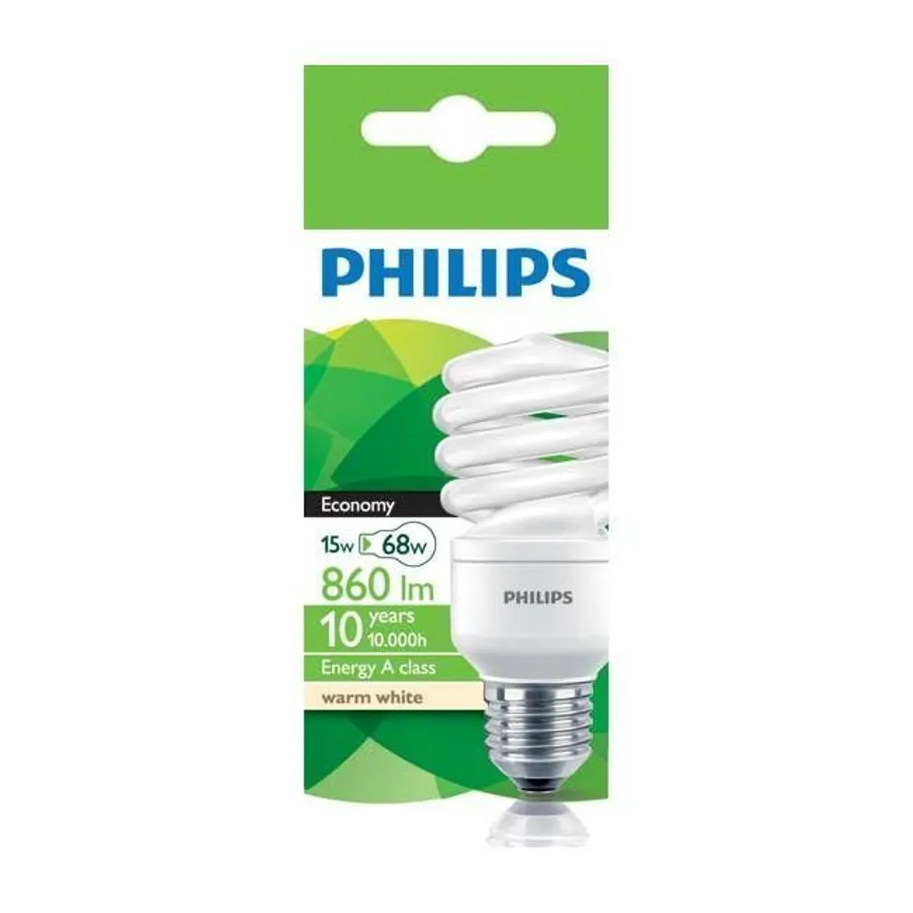 SÄÄSTULAMP SPIRAAL ECONOMY TWISTER 15W E27 PHILIP