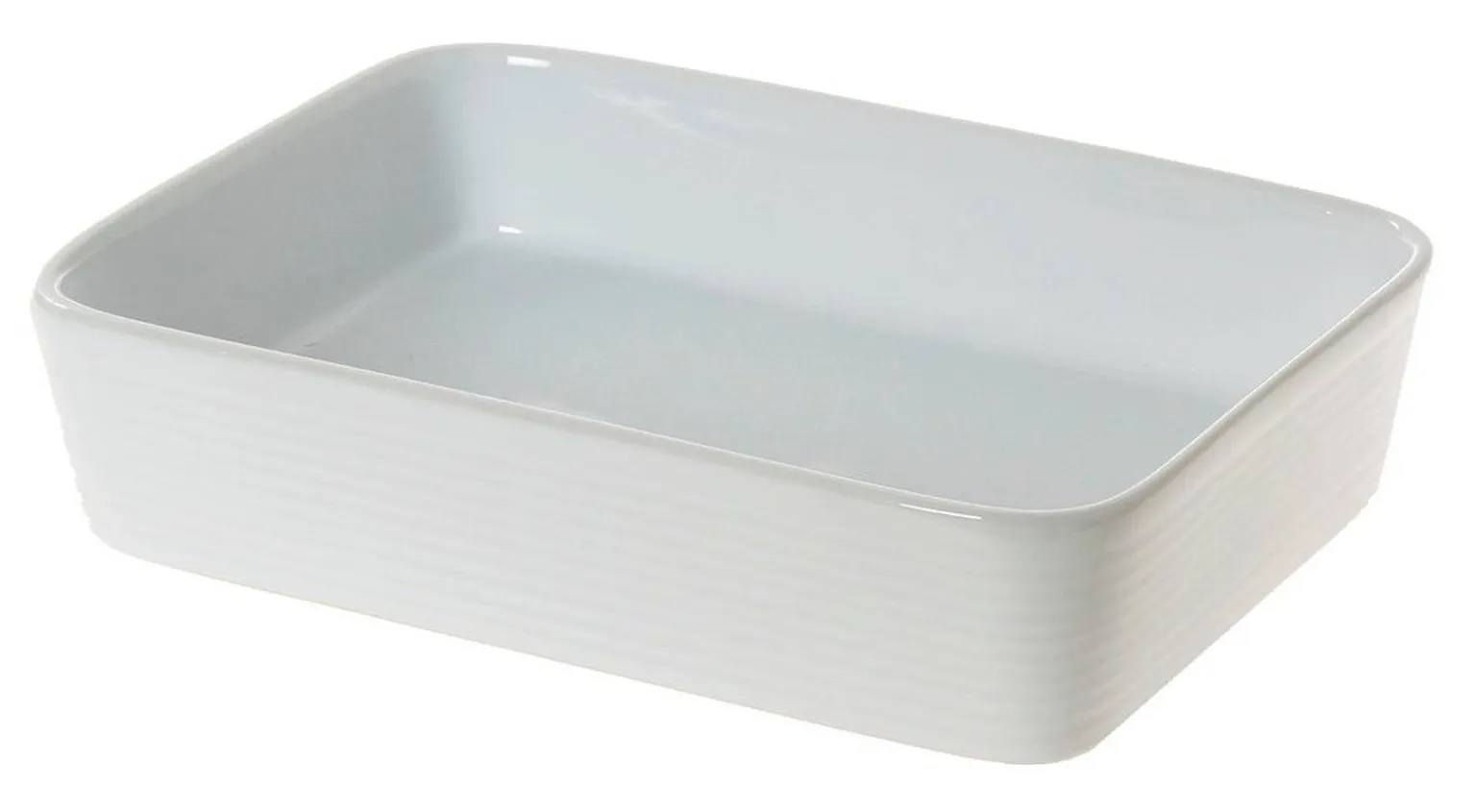 AHJUVORM KERAAMILINE VALGE 25X17X6CM 1.3L