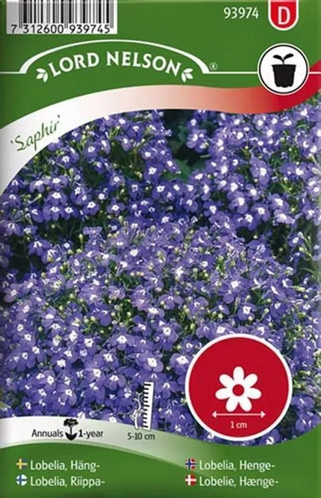 LILLESEEMNED RIPPLOBEELIA "SAPHIR" 4G/PK