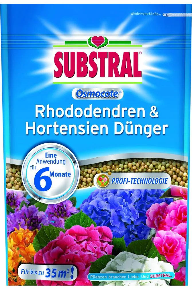 RODODE, HORTENSIATE JT. HAPPELEMBESTE OSMOCOTE VÄETIS 750G