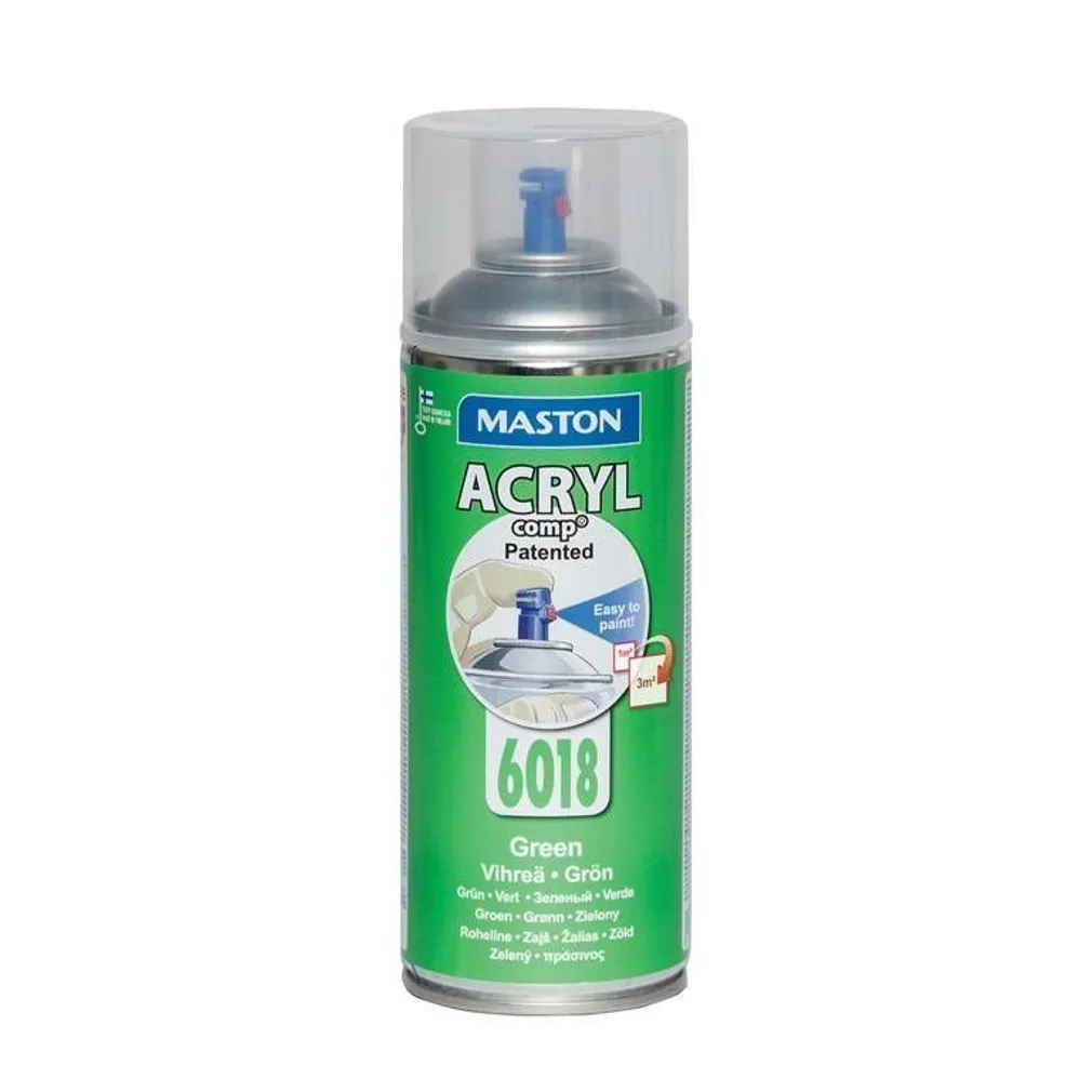 AEROSOOLVÄRV ACRYL YELLOW GREEN 400ML