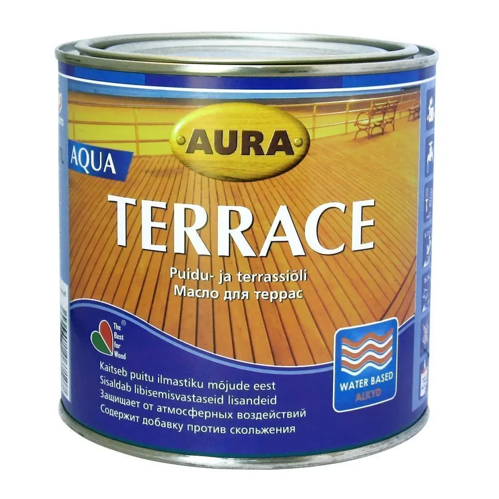 PUIDUÕLI AURA TERRACE AQUA 0,7L PRUUN