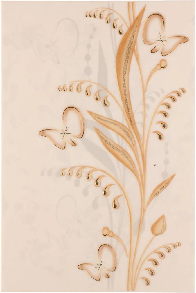 KERAAMILINE DEKOORPLAAT NARCISSUS BEEŽ 20X30CM