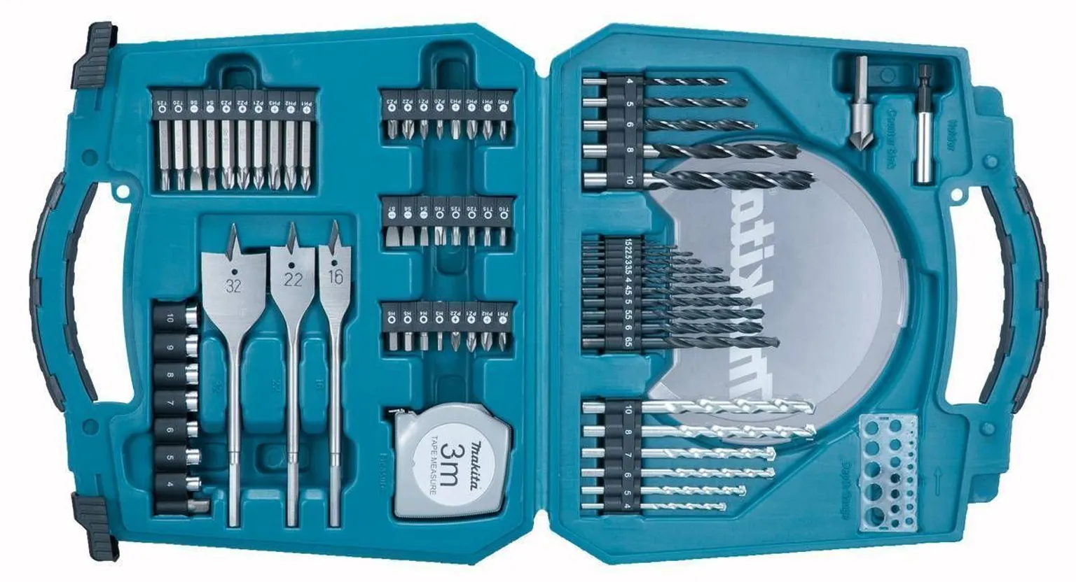 PUURIDE JA OTSIKUTE KOMPLEKT MAKITA 71 OSA