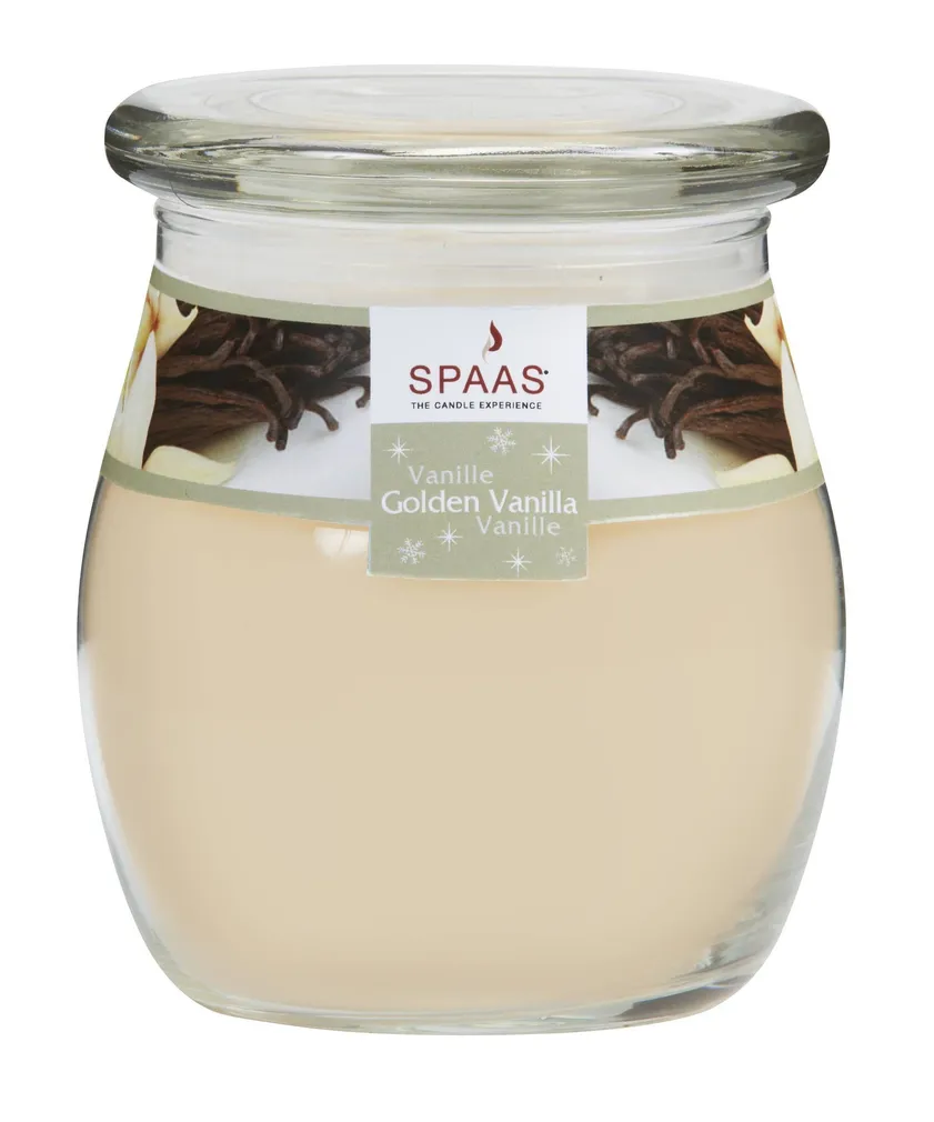 AROOMIKÜÜNLAD KLAASPÜTIS IVORY - GOLDEN VANILLA