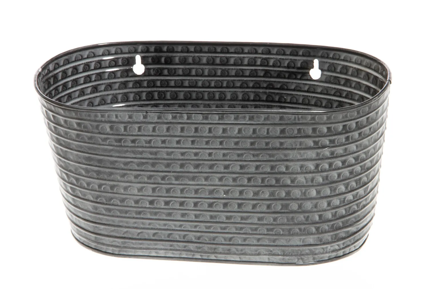 LILLEPOTIÜMBRIS SEINALE METALLIST 30CM HALL