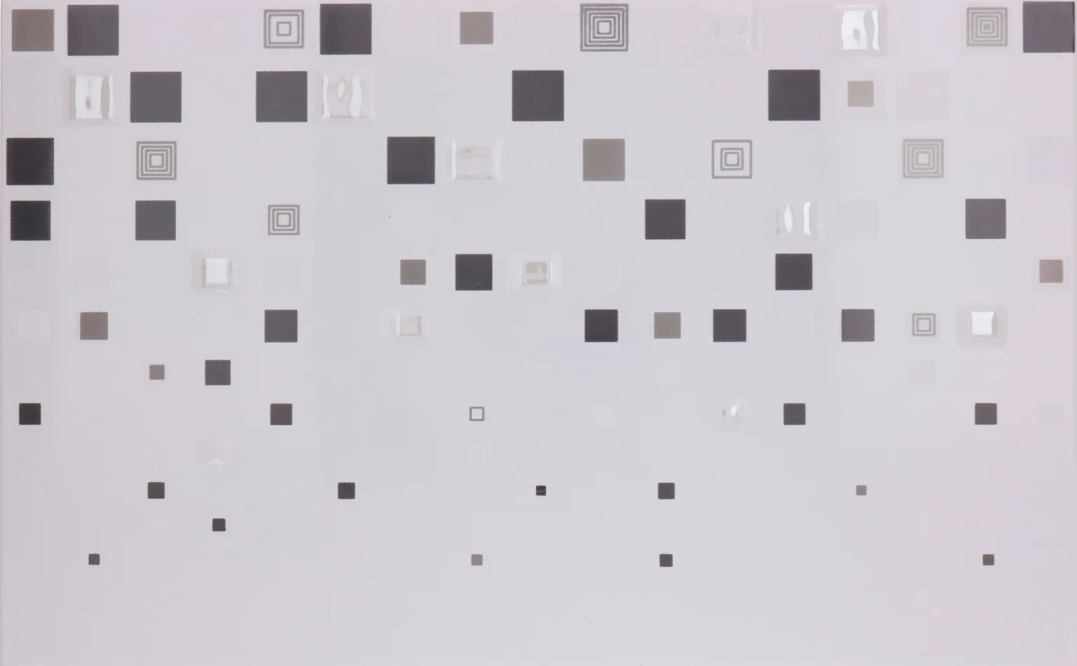 KERAAMILINE DEKOORPLAAT CERROL KWANT BIALO-CZARNY 25X40CM